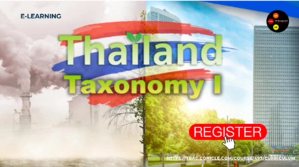 Enhancing Understanding of Green Finance and Thailand Taxonomy