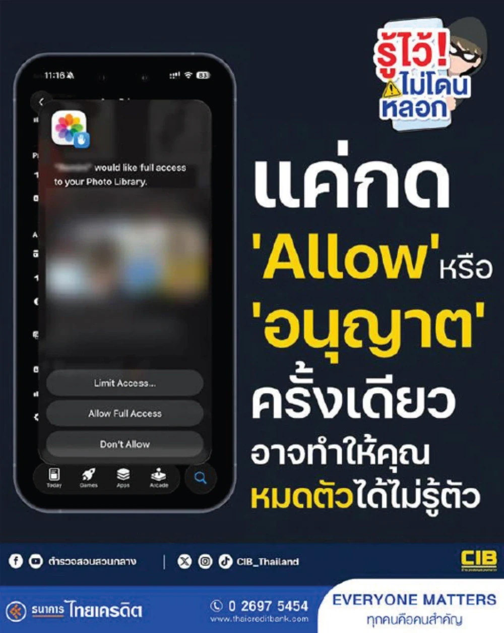 โครงการ"รู้ไว้ไม่โดนหลอก"